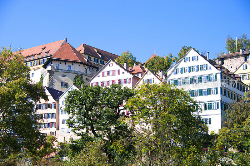 城市场景Tübingen /德国